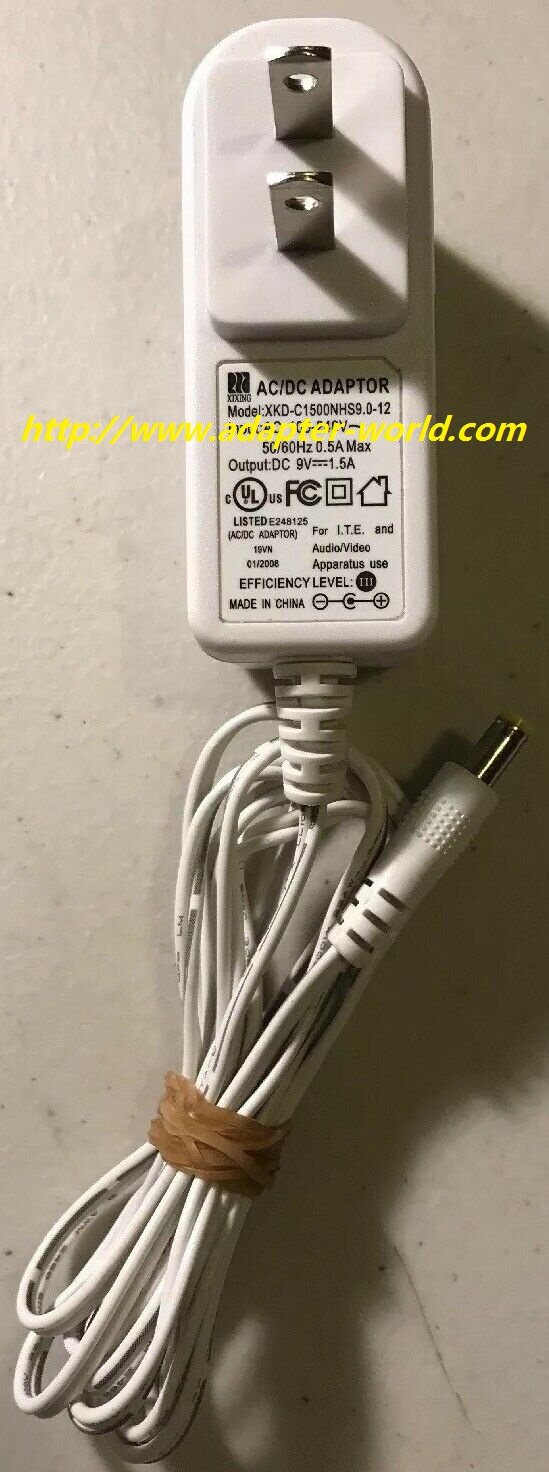 *100% Brand NEW* Xixing Model XKD-C1500NHS9.0-12 9V DC 1.5A AC/DC Power Adaptor Free shipping! - Click Image to Close